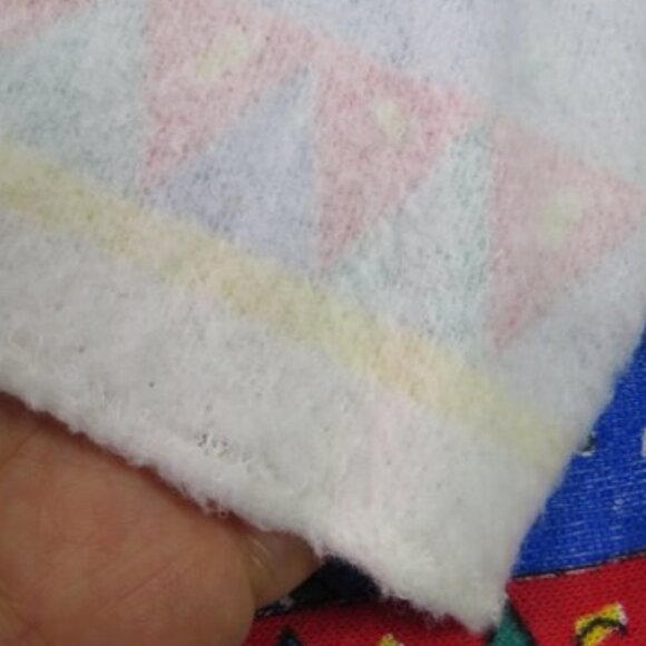 Sweatshirt Style Fabric in primary colors great for robe, coat, blanket - Picture 5 of 5